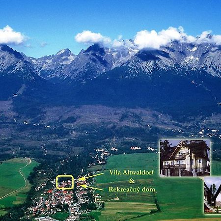 Rekreacny dom Altwaldorf Vysoke Tatry Villa Stará Lesná Eksteriør billede